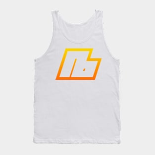 Capricorn Gold Gradient Outline Tank Top